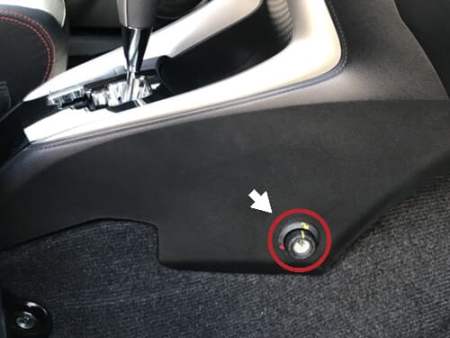 2021 TOYOTA YARIS Hidden Gearshift Lock