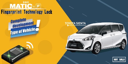 《DEFEND MATIC F Fingerprint Technology Lock》TOYOTA SIENTA's have been finished！！