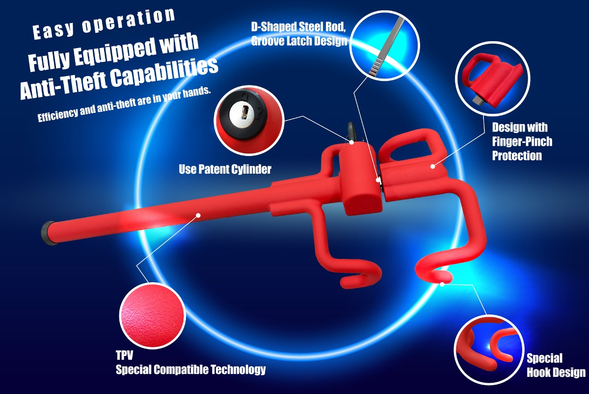 Simple operation, fully loaded with anti-theft features, and operational efficiency under your control